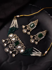 Fine Emerald Green Victorian Choker Set