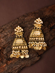 Gold Toned Drop Earrings