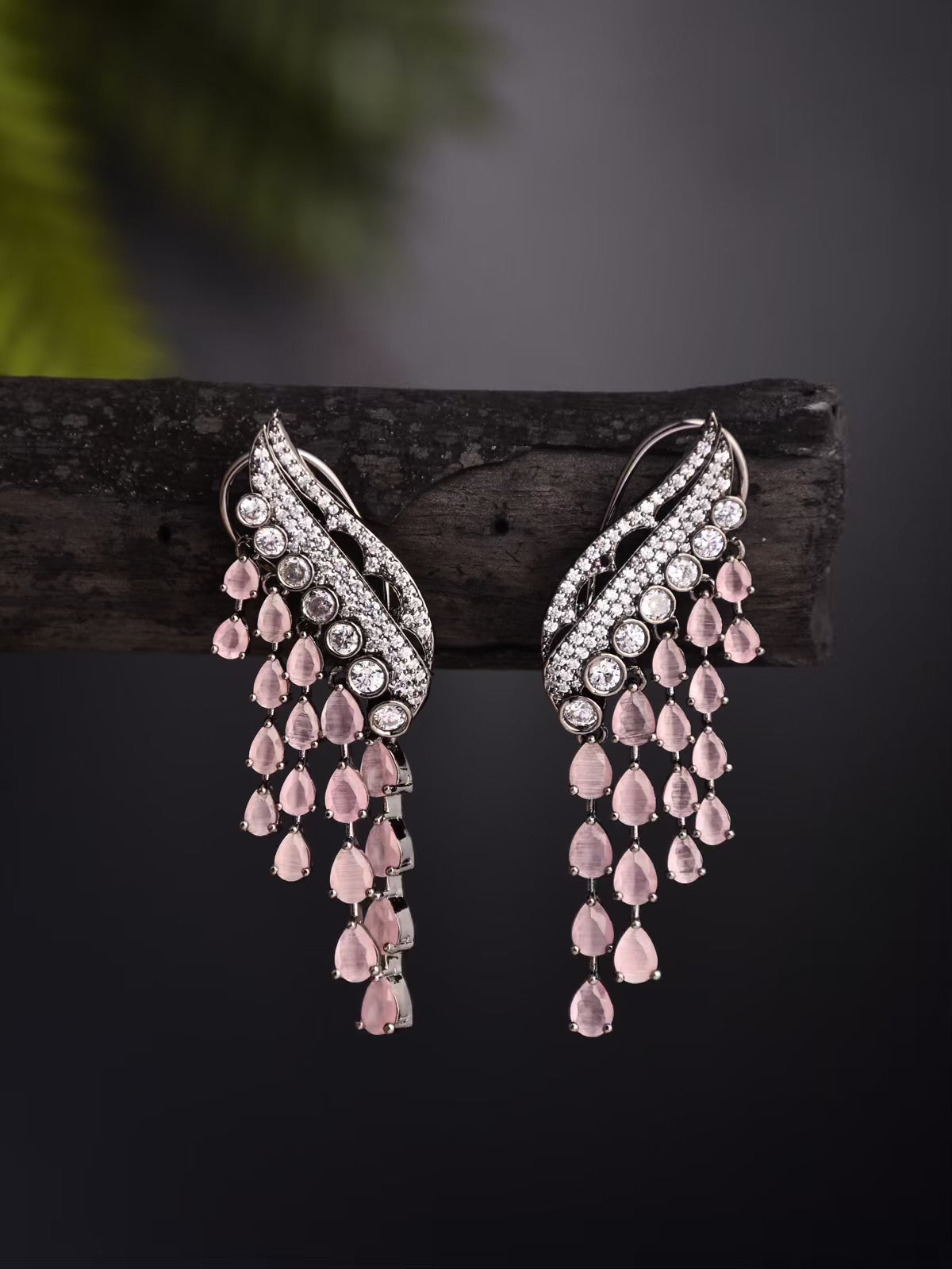 PINK DANGLER EARRING
