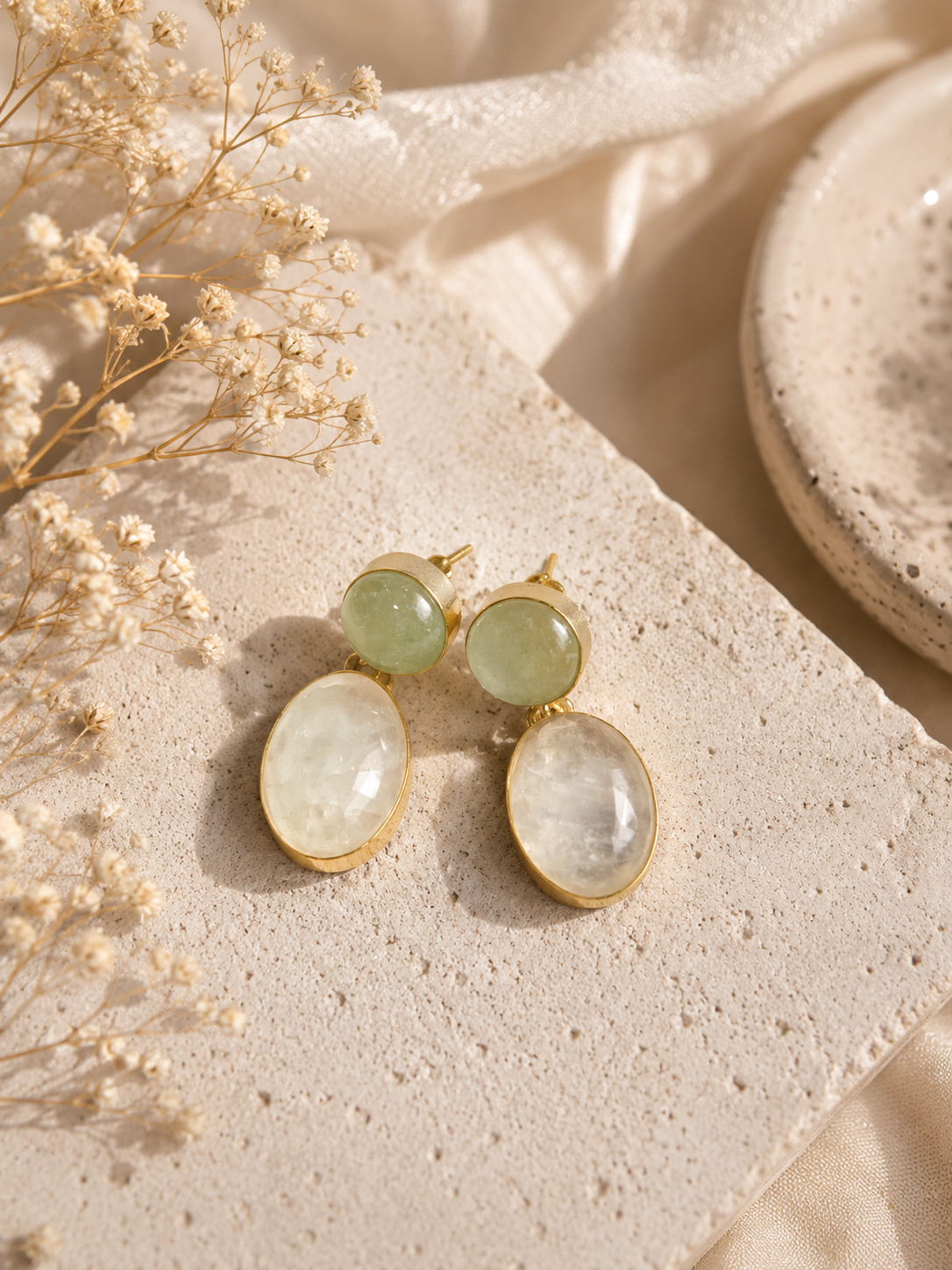 Celeste Glow Statement Earrings
