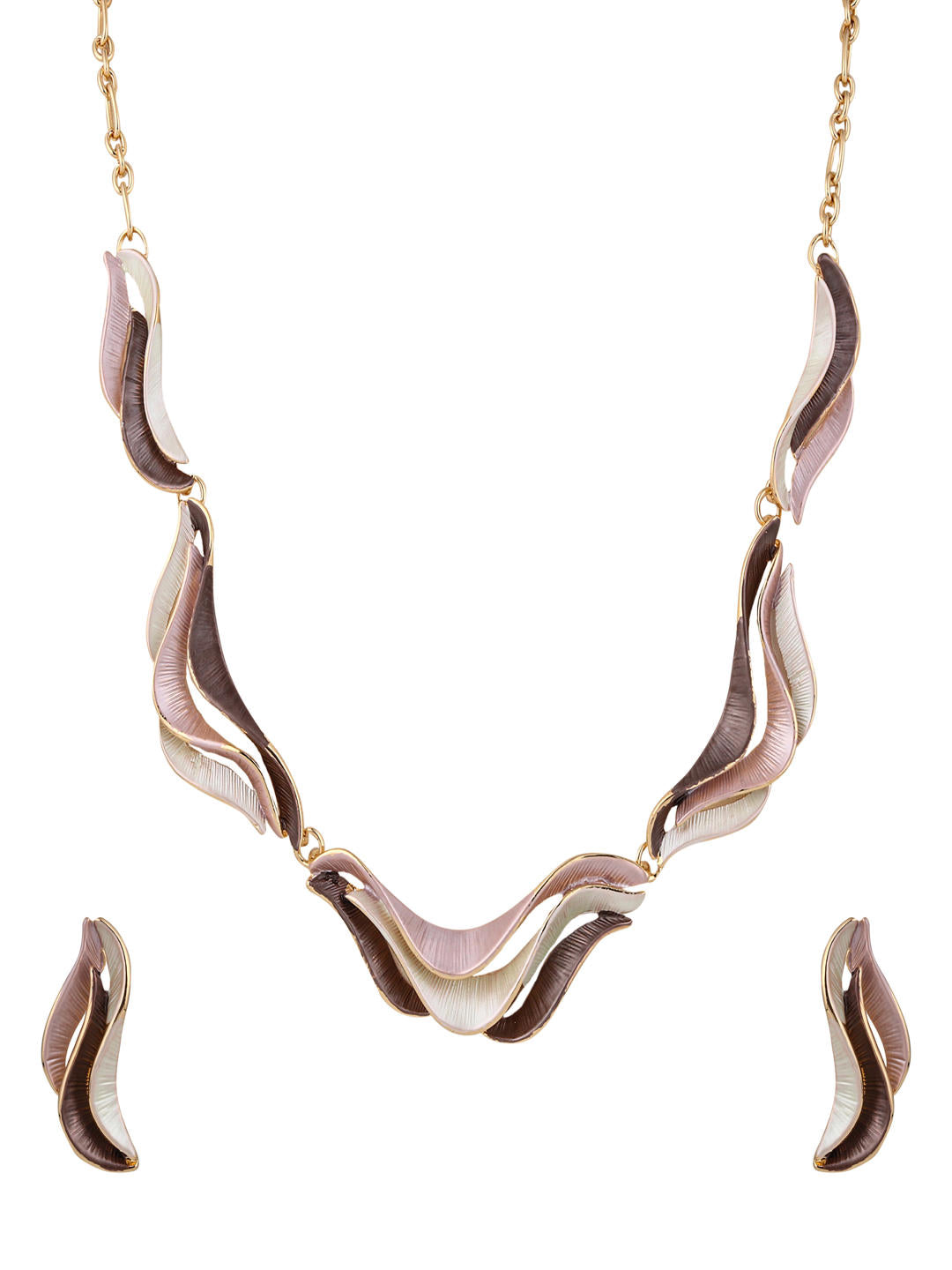 Mocha Flow Necklace Set