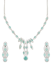MINT BLOOM SPARKLE NECKLACE SET