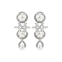 CLASSY PEARL & DIAMOND NECKLACE SET