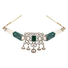 Fine Emerald Green Victorian Choker Set