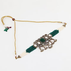 Fine Emerald Green Victorian Choker Set