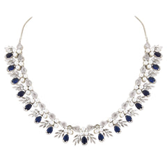 Eternal Blue Pearl Splendor Necklace