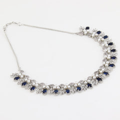 Eternal Blue Pearl Splendor Necklace