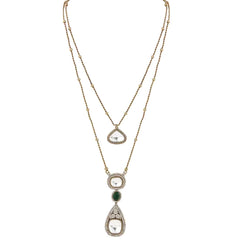 Rustic Uncut Polki Necklace Set