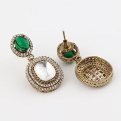 Rustic Uncut Polki Necklace Set