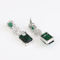 Emerald Edge Earrings