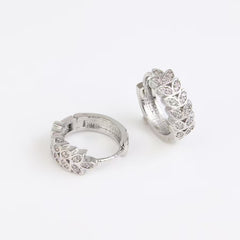 Pure Brilliance Silver Stud Earring