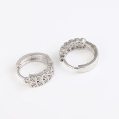 Pure Brilliance Silver Stud Earring