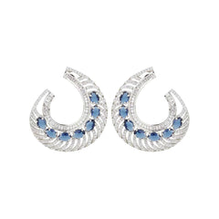 Lunar Blue Sparkle Earring