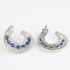 Lunar Blue Sparkle Earring
