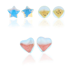 Hearts, Stars & Smiles Trio – 925 Silver