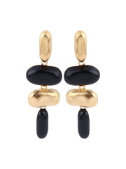 Modern Muse Dual-Tone Drops - Black & Gold