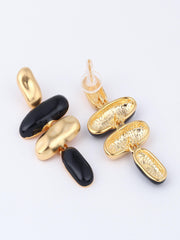 Modern Muse Dual-Tone Drops - Black & Gold