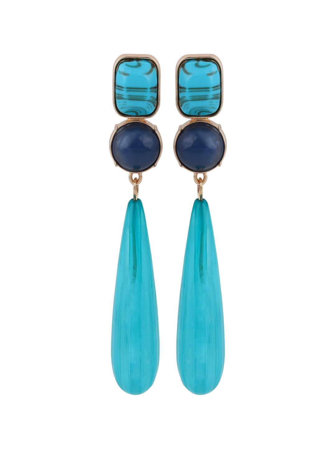 Ocean Echo Drop Earrings