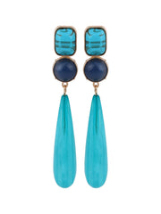 Ocean Echo Drop Earrings