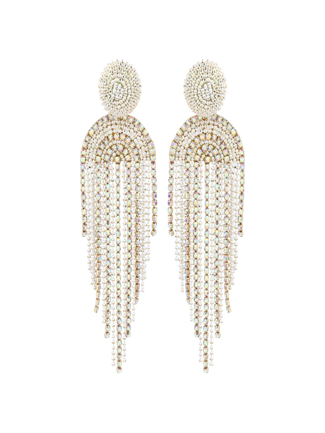 Glimmering Cascades Drop Earring