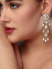 Kundan Embellished Dangler Earrings