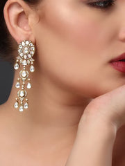 Kundan Embellished Dangler Earrings