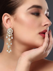 Kundan Embellished Dangler Earrings
