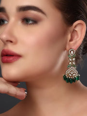 Gulizaar Emerald Polki Earring