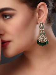 Gulizaar Emerald Polki Earring