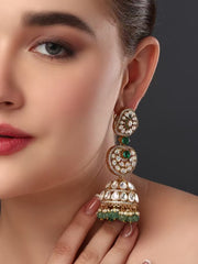 Nawaabi Begum Uncut Polki Jhumka