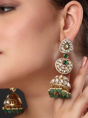 Nawaabi Begum Uncut Polki Jhumka