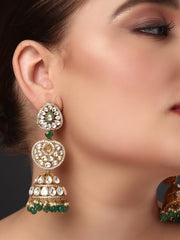Nawaabi Begum Uncut Polki Jhumka