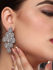 Silver Glimmering Earring