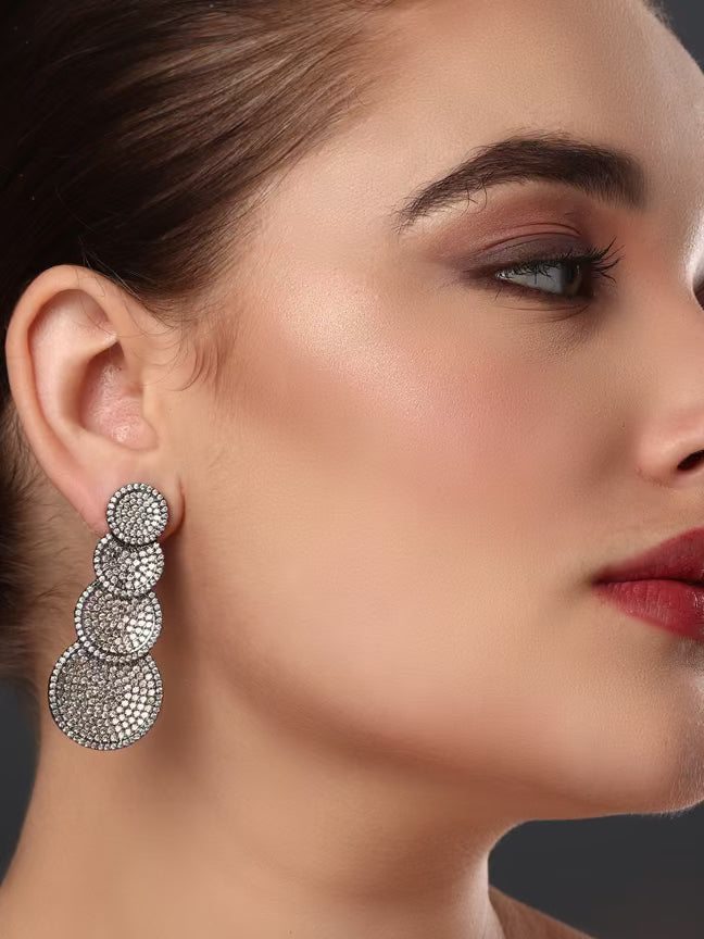 Infinity Orbit Drop Earrings