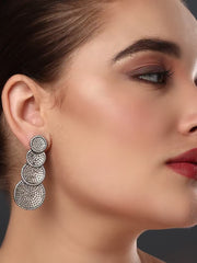 Infinity Orbit Drop Earrings