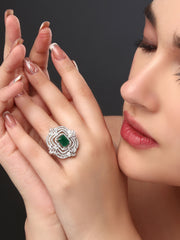 Victorian Emerald green Ring