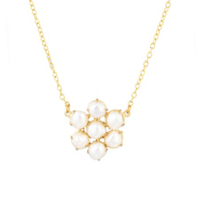Pearl Bloom Pendant Necklace