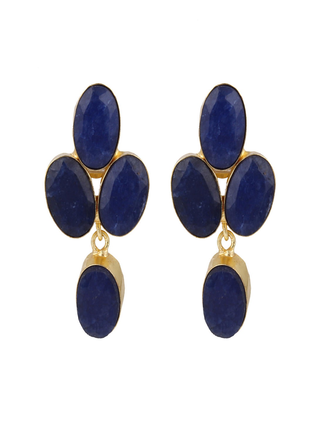 Sapphire Bloom Earrings
