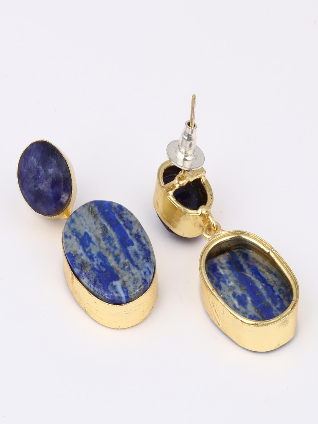 Azure Earth Stone Earrings