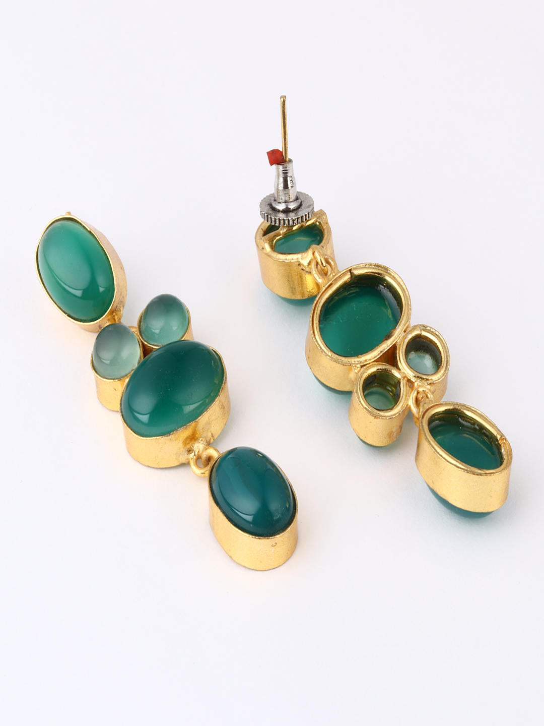 Emerald Tide Danglers