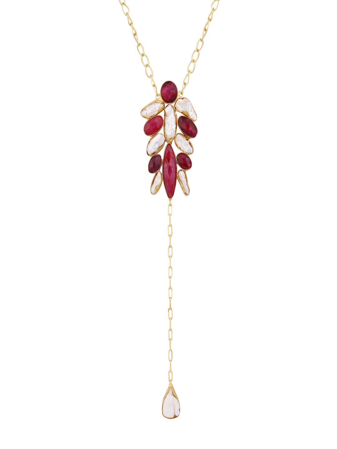 Ruby Tide Statement Necklace