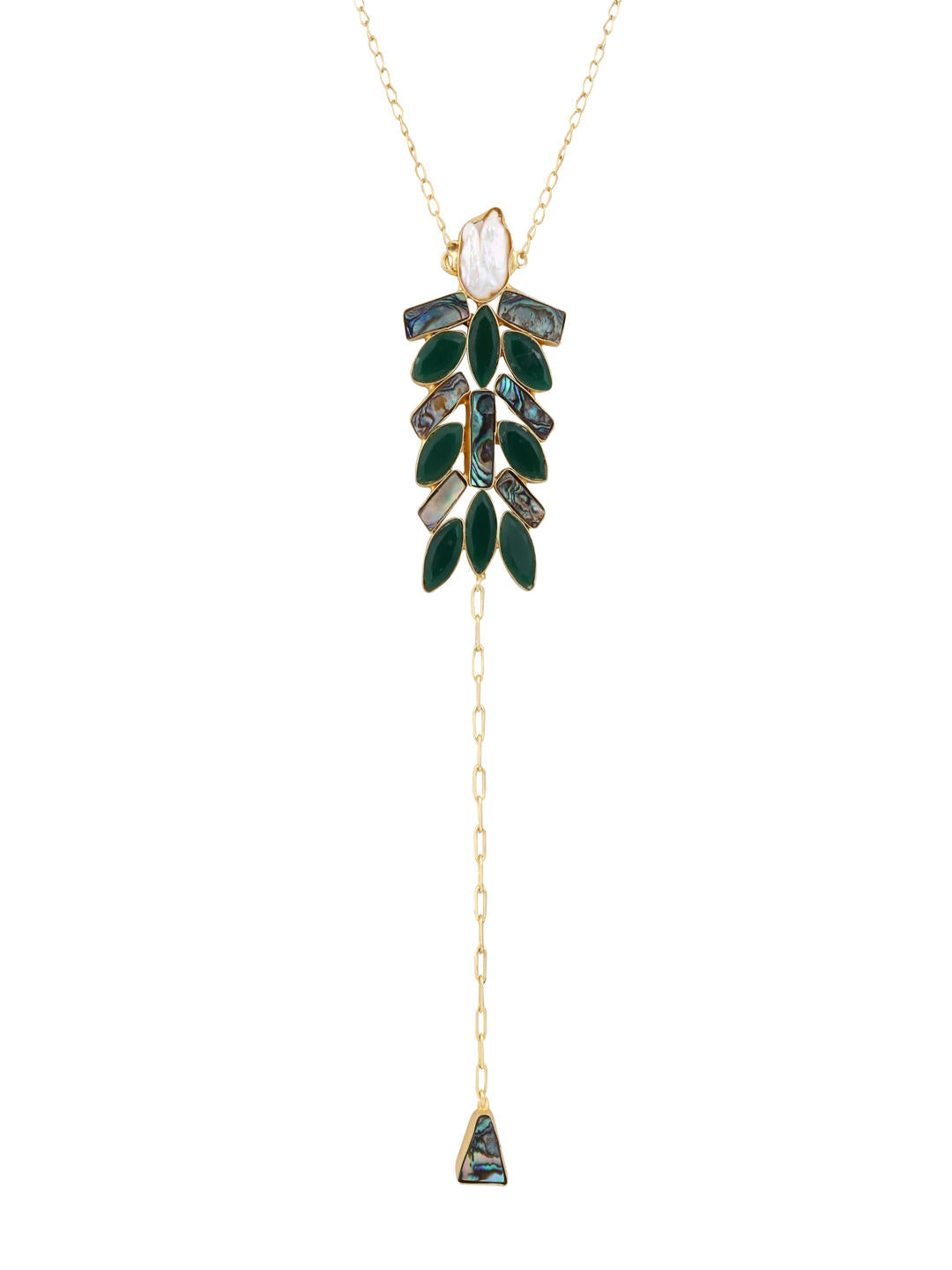 Emerald Drift Necklace