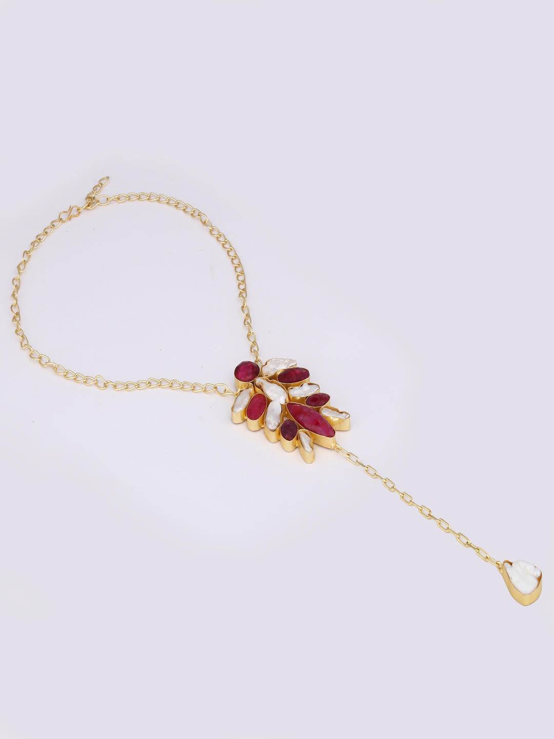 Ruby Tide Statement Necklace