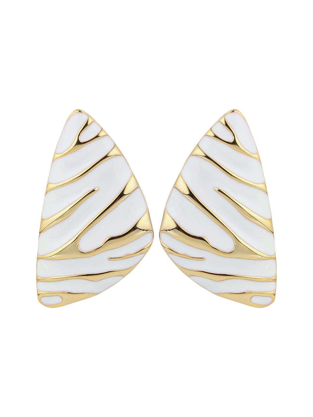 White Sand Dune Earrings