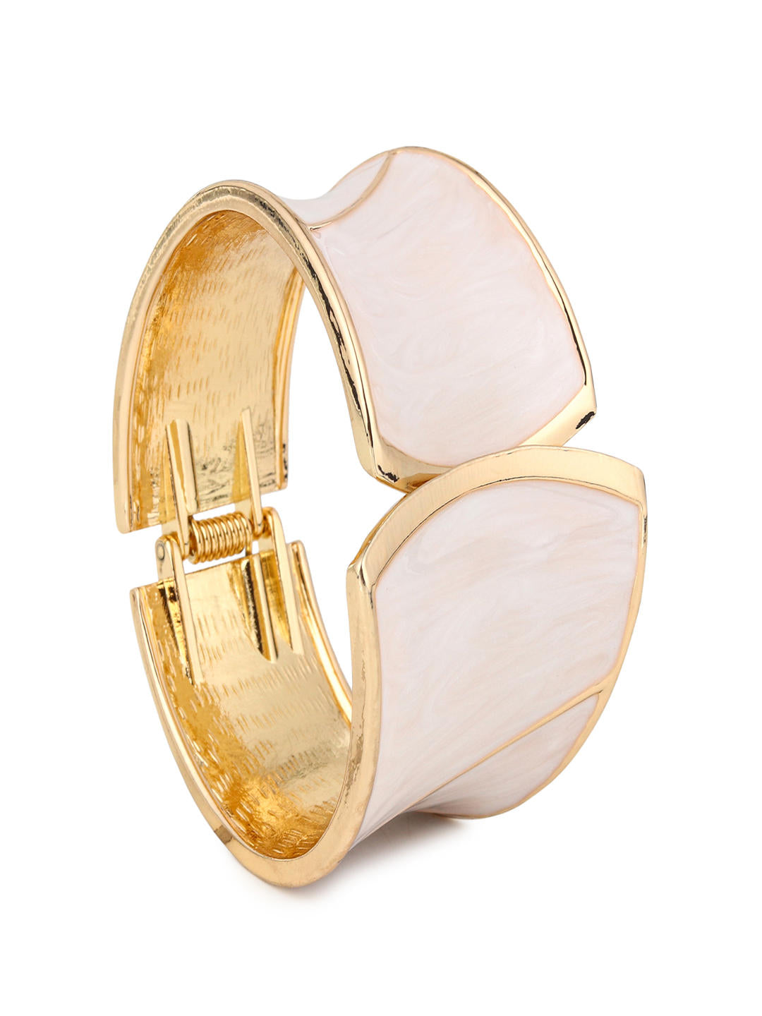 Enamel Monarch Statement Cuff