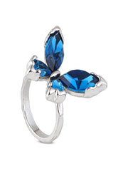 Sapphire Butterfly Ring