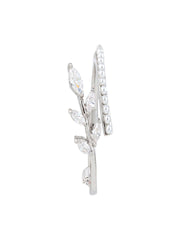 Dewdrop Vine Adjustable Ring – Silver