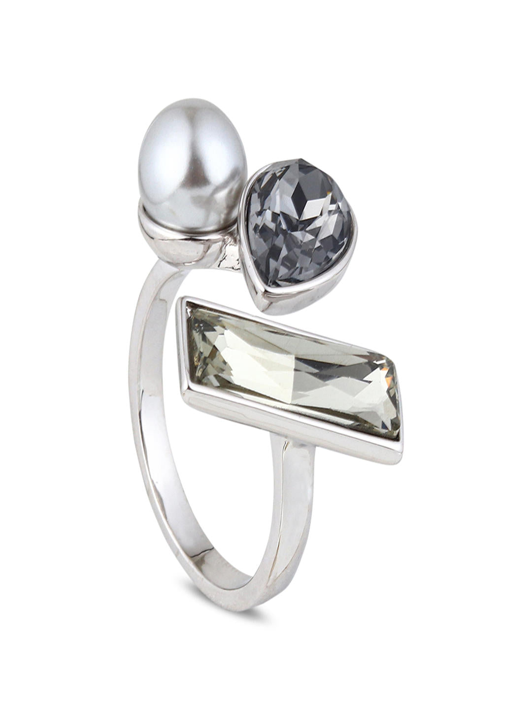 Monochrome Trio Ring