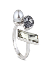 Monochrome Trio Ring