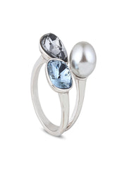 Triple Charm Adjustable Ring